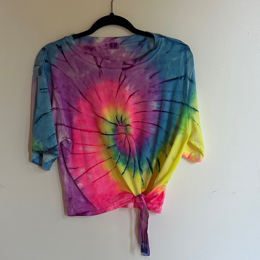 Tie-Dye Crop Top - Multicolor